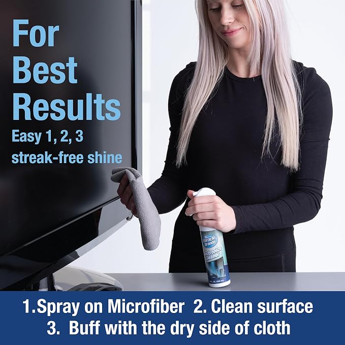 MiracleSpray for Electronics Cleaning, Safe Multisurface Cleaner for Any TV - Image 6