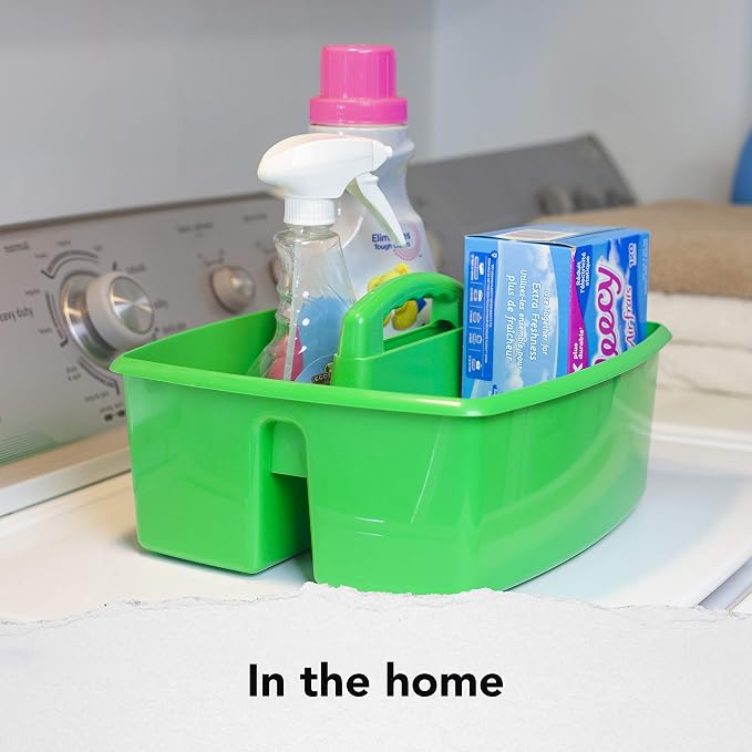 Storex 2-Compartment Large Caddy – Multipurpose Classroom Organizer - Image 8