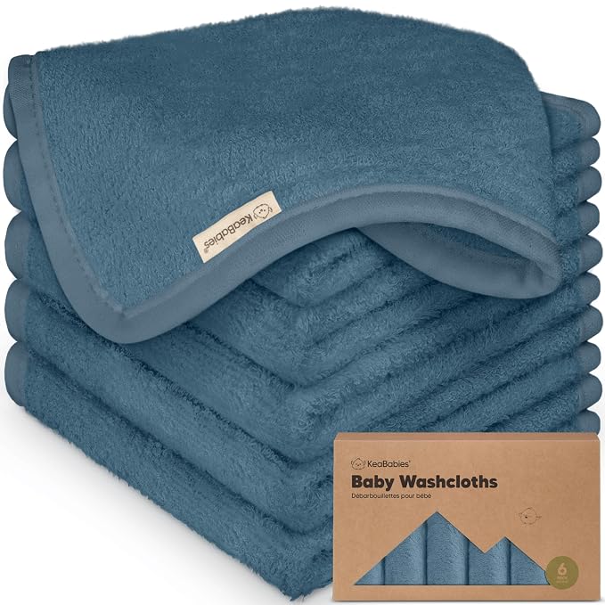 6-Pack Baby Washcloths by KeaBabies