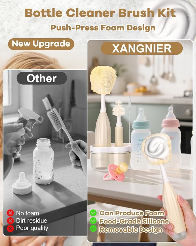 XANGNIER Baby Bottle Brush Kit - Image 4