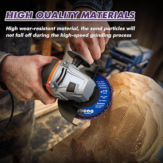 14 Pack Paint Eater Strip Disc Angle Grinder Rust Removal Disc Paint Stripper - Image 6