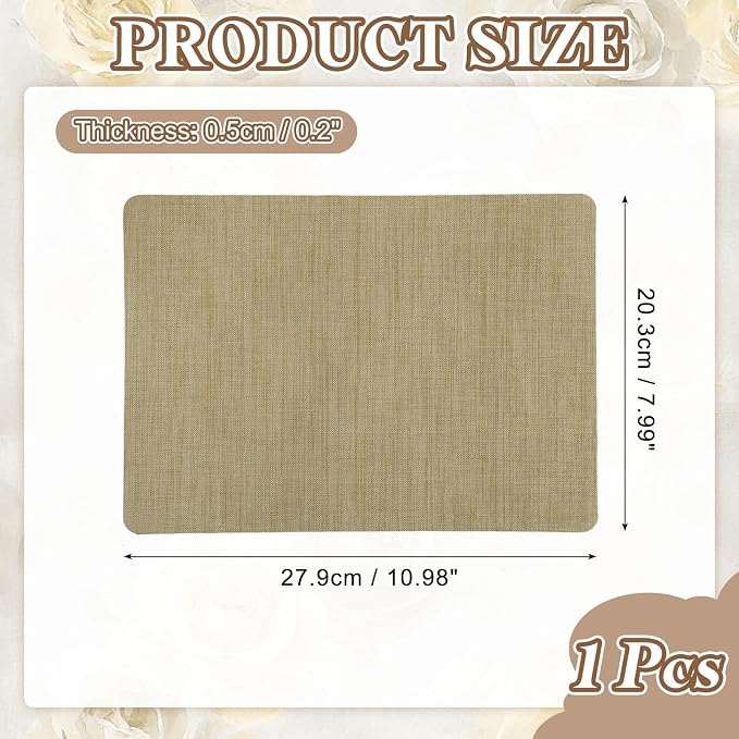 PATIKIL Linen Repair Patch, 8 x 11 Inch Self-Adhesive Linen Fabric Repair - Image 2