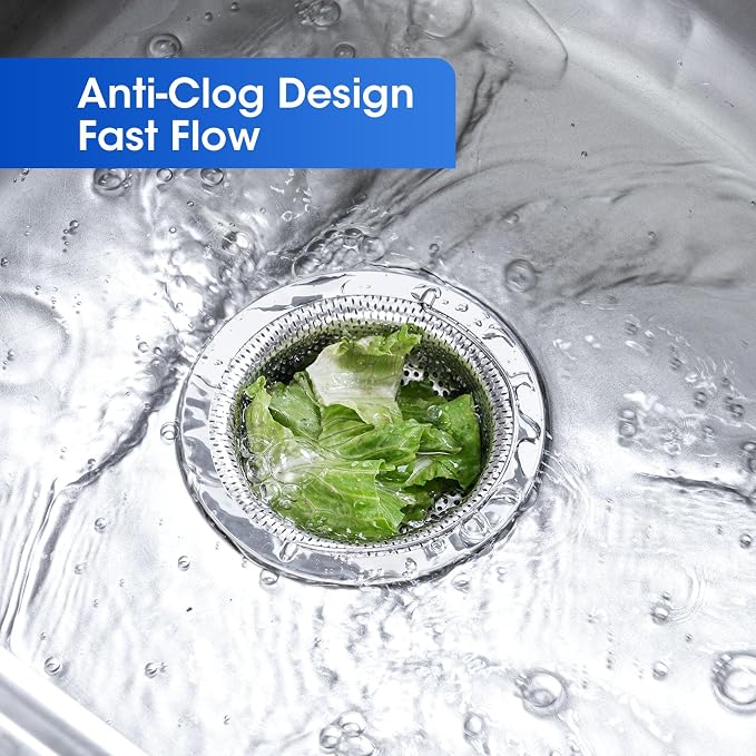 2 Pack 4.5" Kitchen Sink Strainer - Image 7