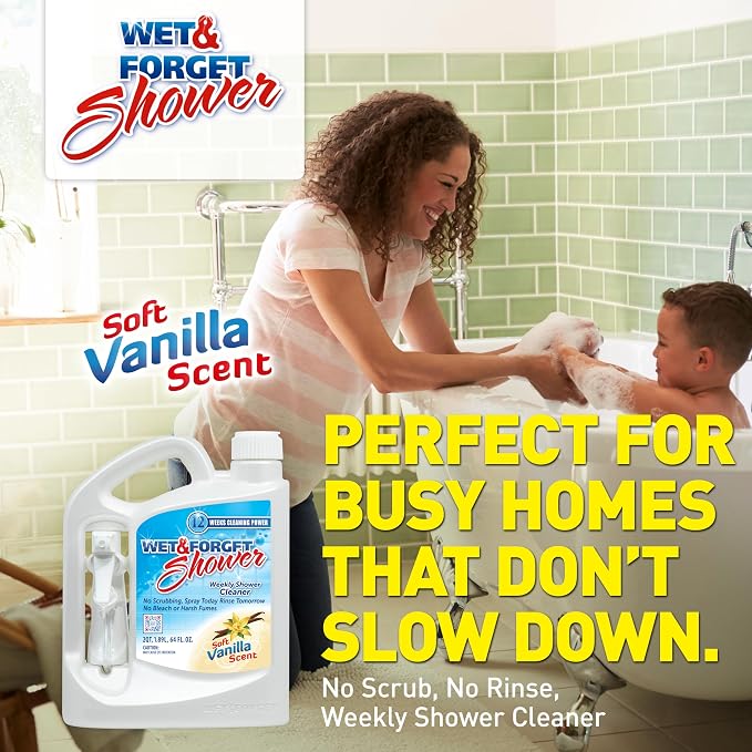 Wet & Forget Shower Cleaner Weekly Application Requires No Scrubbing, - Image 3