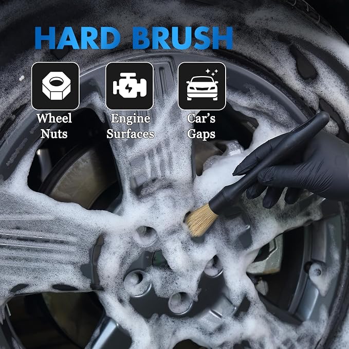8PCS Car Detailing Brush Set - Image 4