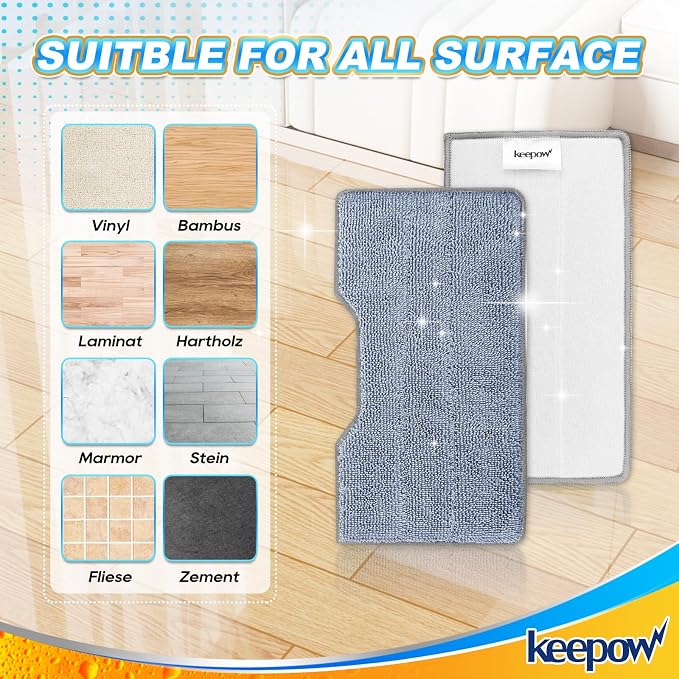 KEEPOW Reusable Mop Replacement Pads Compatible - Image 5