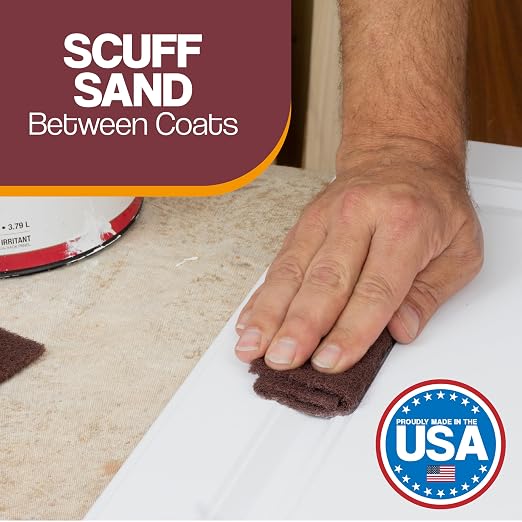 6" x 9" Non-Woven Surface Prep Between Coats Finishing Pads - Image 2