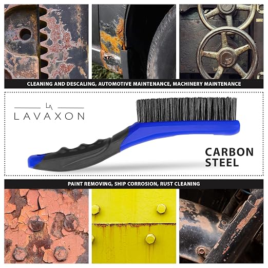 Wire Brush Set-Heavy Duty Stainless & Carbon Steel Bristles - Image 4