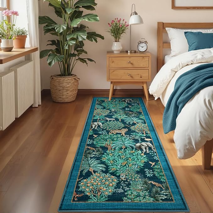 GarveeHome Jungle Rug 2x6 Kitchen Runner Rug Non Slip Washable Runners - Image 2