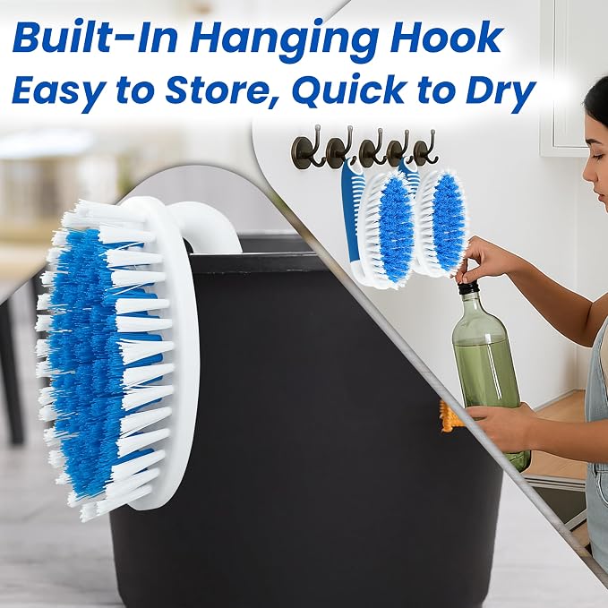 PHYEX Scrub Brush, 2 Pack Household Cleaning Brushes - Image 5