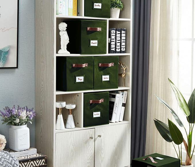 DECOMOMO Storage Cubes, Fabric Organizer Bins - Image 2