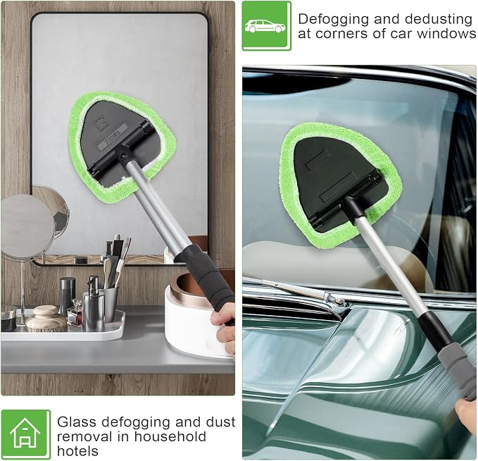 Tallew 20 Pack Windshield Cleaner Microfiber Pads Fit Car Window Cleaning Tool - Image 6