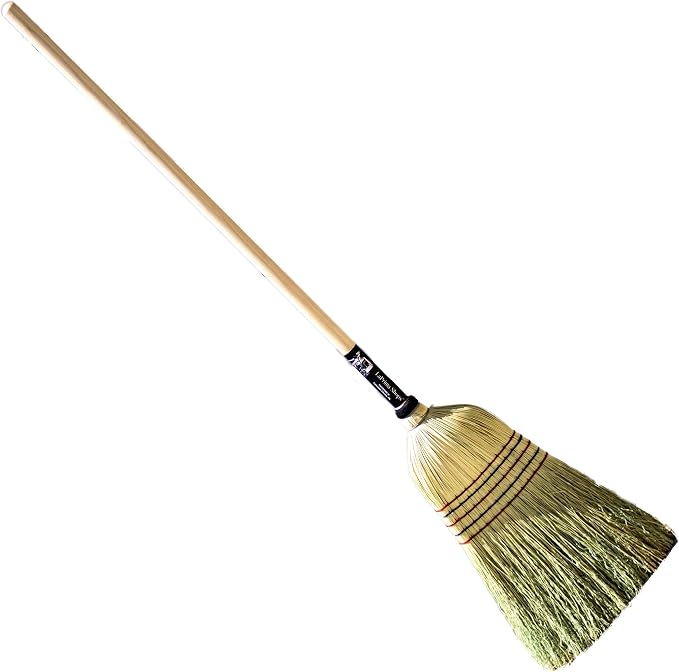 LaPrima Shops Authentic Amish Hand Made All Broomcorn Broom by LaPrimaShops