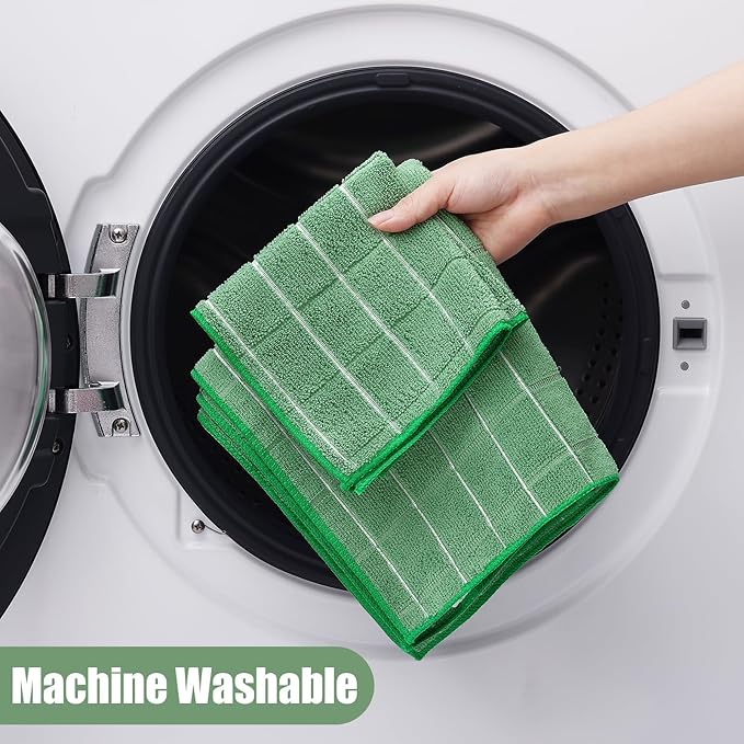 Homaxy Microfiber Kitchen Towels and Dishcloths Set, 20 Pack Soft and Absorbent - Image 7