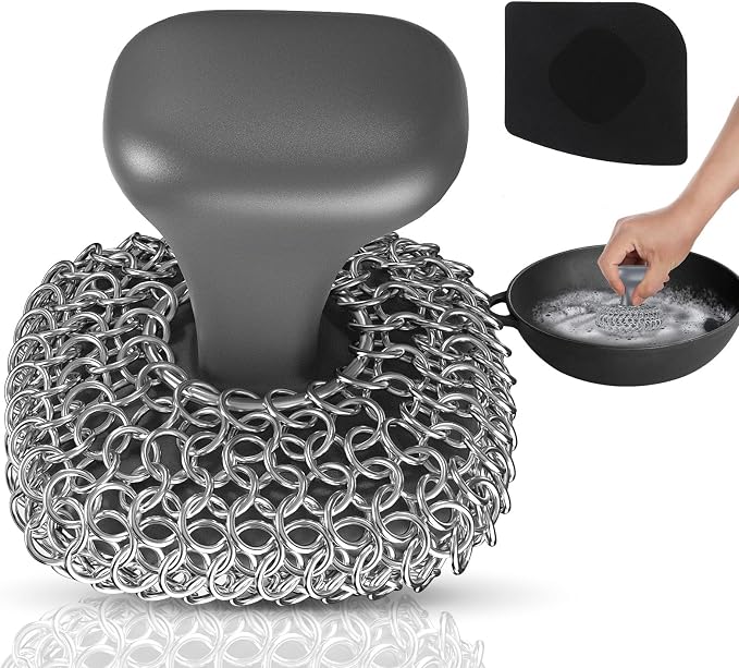 Cast Iron Scrubber, Cast Iron Cleaner by Purgreat