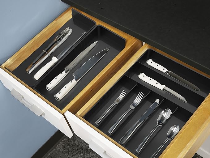 Simple Houseware Expandable Kitchen Drawer Flatware Organizer - Image 7