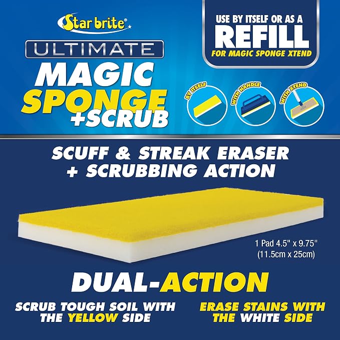 STAR BRITE Ultimate Magic Sponge + Scrub - Image 3