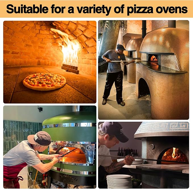 Stainless Steel Pizza Oven Brush, Grill Brush - Image 8