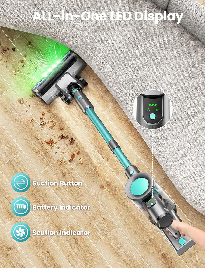 Dzaki Cordless Vacuum Cleaner, Stick Vacuum - Image 3