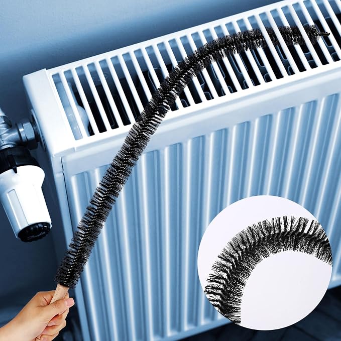 2pcs Bendable Radiator Brush, Include 1pcs Long Brush Head Radiator Dusters and - Image 3