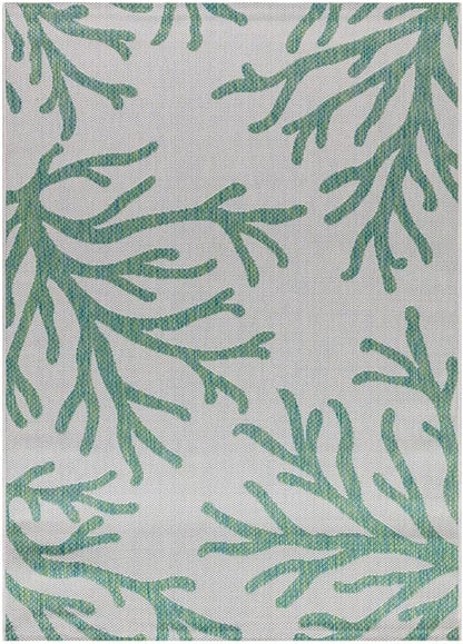 Keen Home Design Terrace Outdoor Area Rug - 10x14 Washable Indoor/Outdoor Rug for Patio, Kitchen, Balcony, Beach, Garden, Deck and Porch, Size: 10'x14'