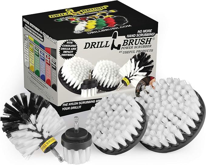 Interior Car Detailing Drill Brush Set by Drillbrush