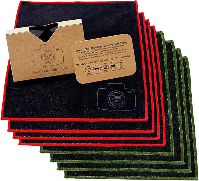 Clean & Clear Microfiber Cleaning Cloth, EXTRA LARGE ULTRA PREMIUM Microfiber by CleanClearMicrofiber
