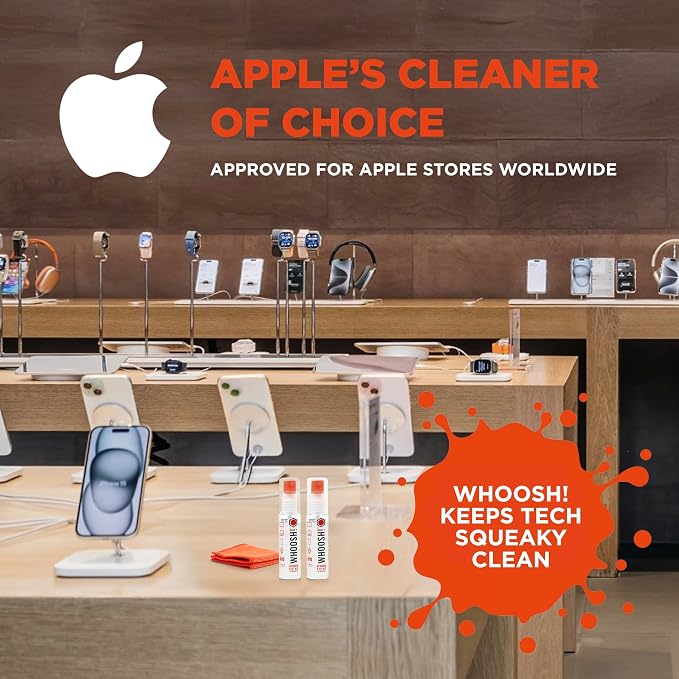 WHOOSH! Screen Shine Go 2-Pack – Two 1 fl oz Refillable Touchscreen Cleaners - Image 5