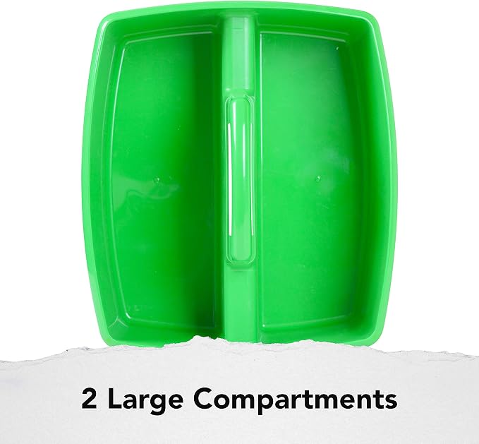 Storex 2-Compartment Large Caddy – Multipurpose Classroom Organizer - Image 4