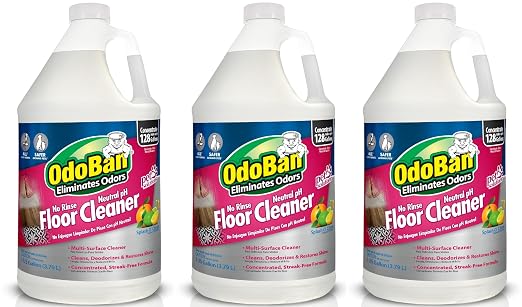 OdoBan Pet Solutions No Rinse Neutral pH Floor Cleaner Concentrate, Made in the by OdoBan