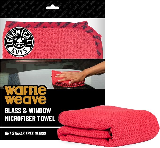 Chemical Guys Waffle Weave Glass & Window Microfiber Towel by ChemicalGuys