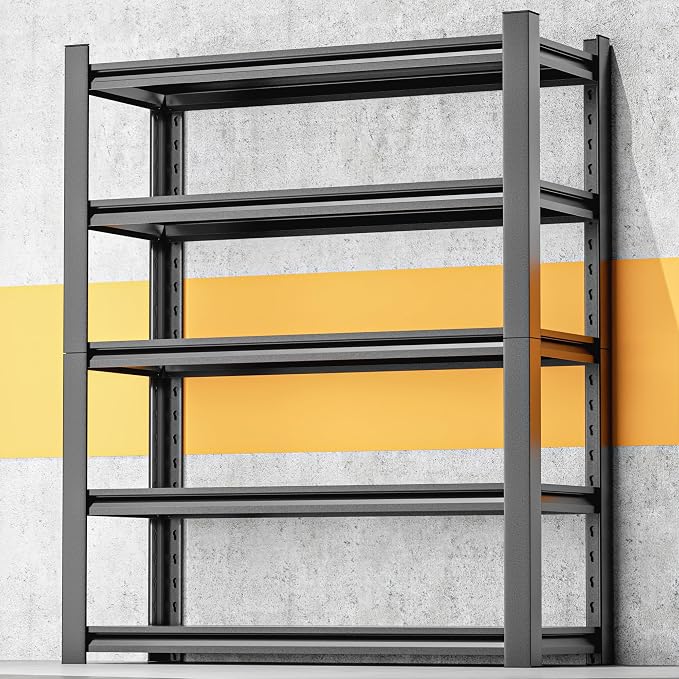 Garage Shelving Unit, 5 Tier Industrial Shelving Shelf Metal Shelves by HzdbhdGarageShelving