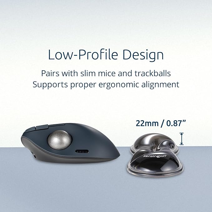 Kensington Slim Duo Gel Mouse Wrist Rest Support Cushion - Image 2