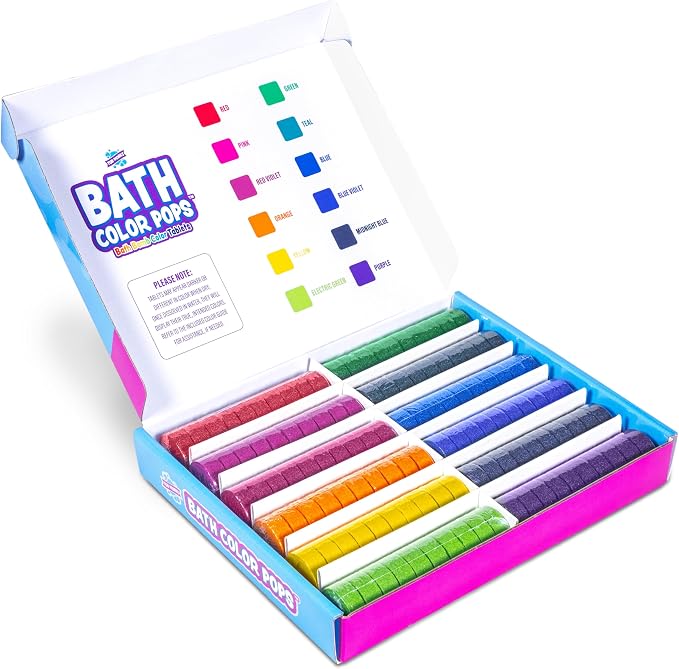 Tub Works® Bath Color Pops™ Moisturizing Kids Bath Bombs, Vibrant Water Color - Image 9