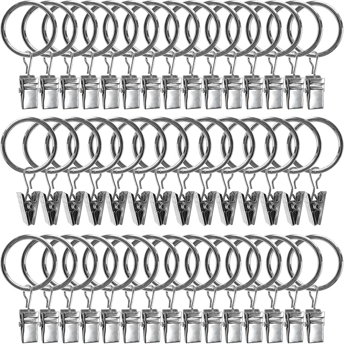 100 Pack Metal Curtain Rings - Image 7