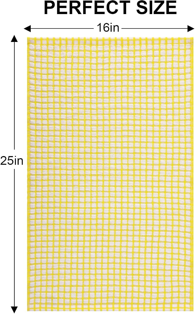 Kitinjoy Cotton 6 Pack Terry Kitchen Towels, 16 x 25 Inches Super Soft and - Image 6