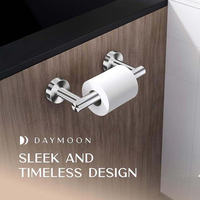 Day Moon™ Polished Chrome Toilet Paper Holder - Image 2