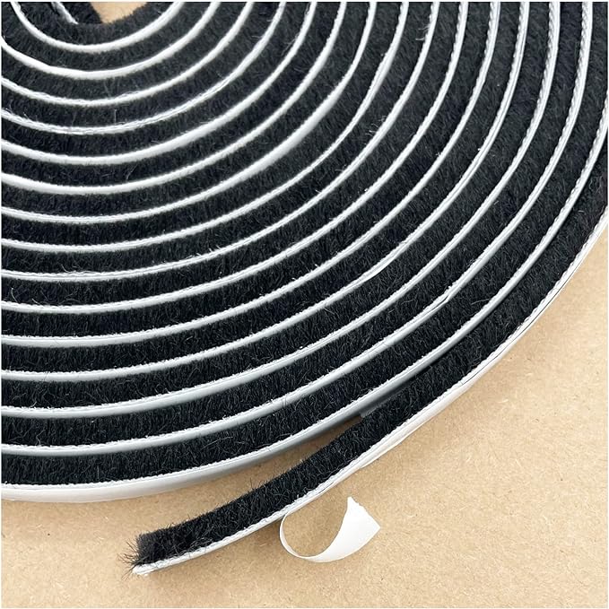 Window Weather Stripping Brush for Sliding Door Frame, Pile Self Adhesive by Zhilokdor