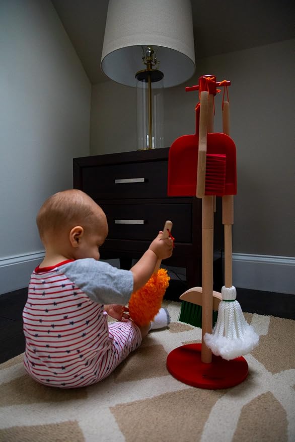 JustForKids Wooden Detachable Kids Cleaning Set - Image 4