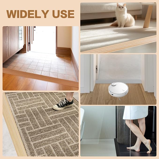 Floor Transition Strip Vinyl Door Threshold Ramp Self Adhesive Carpet Edging - Image 6