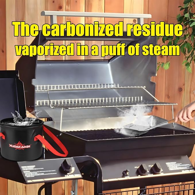 BBQ Replaceable Scraper Cleaning Head, Durable - Image 5