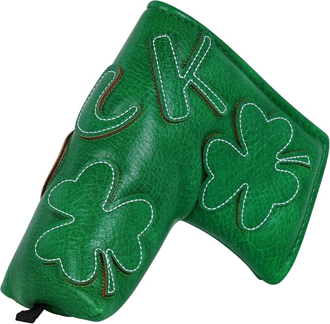 Golf Headcovers Golf Club Head Covers Four Leaf Clover Good Luck Charm - Image 3