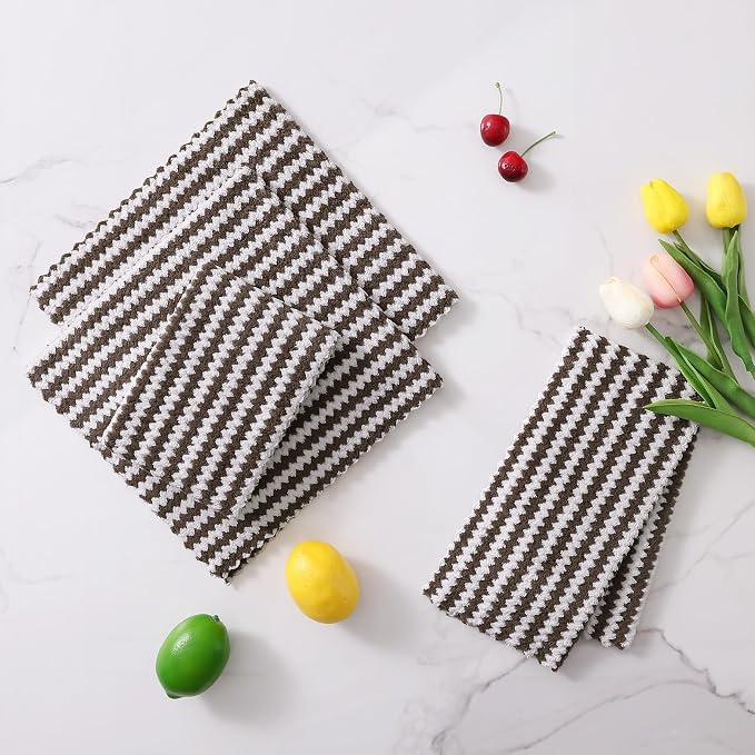 Homaxy 24 Pack Kitchen Dish Cloths, Ultra Soft and Absorbent Dish Towels - Image 8