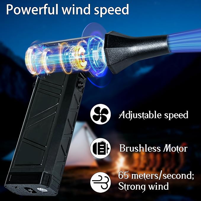 140000 RPM Compressed Air Duster and Vacuum 2-in-1, Electric Duster - Image 4