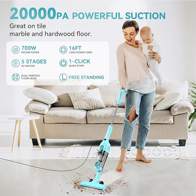 Vazone R6X Corded Stick Vacuum Cleaners - Image 2