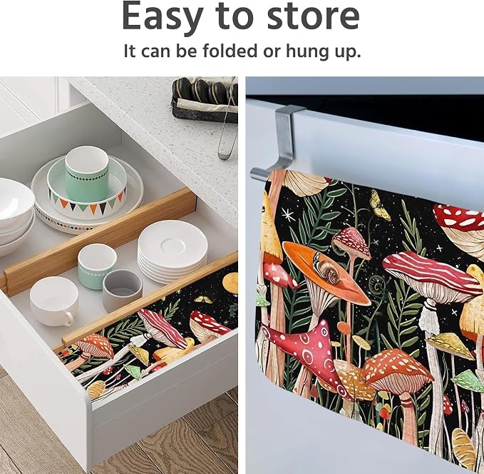 Dish Drying Mat for Kitchen Counter 16x18 Inch, Super Absorbent Dish Drainer Mat - Image 5