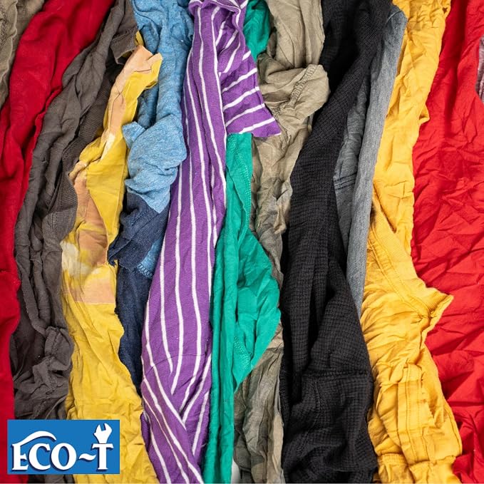 24 x 1 Lb Bags Eco-T Mechanic Shop Rags - Image 7