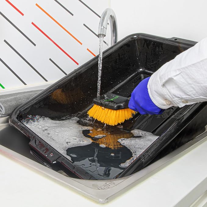 Restaurantware-Clean Tek Professional 10.24 Inch Utility Brush, 1 Heavy-Duty - Image 5