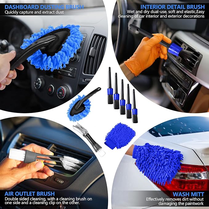 32Pcs Car Detailing Kit, Drill Brush Attachments - Image 4
