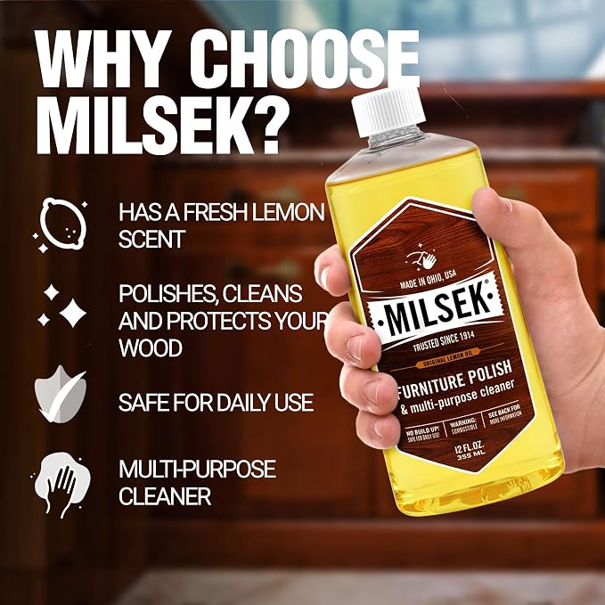 Milsek Furniture Polish and Wood Cleaner - Image 9